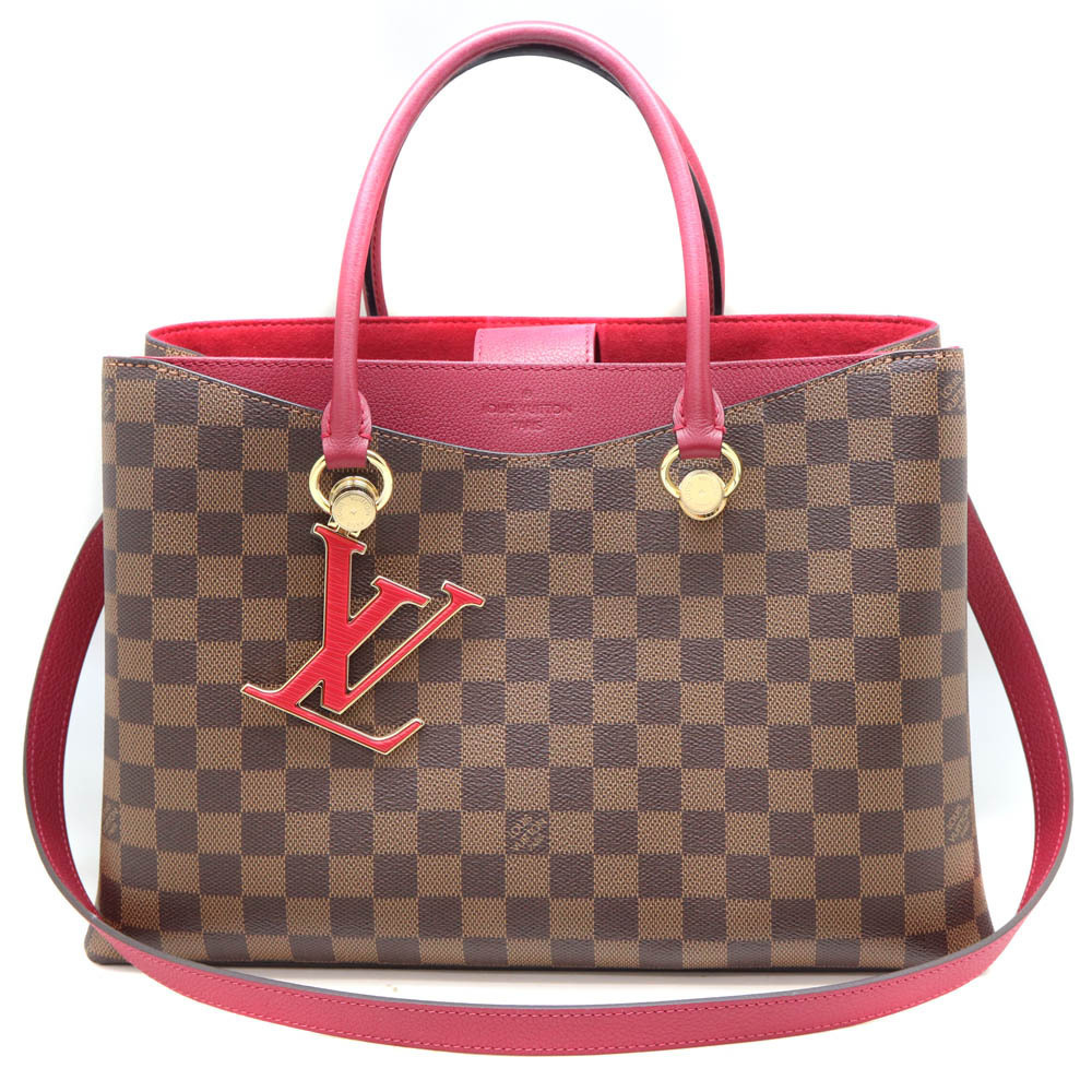 Louis Vuitton Riverside Damier Lidvan Brown Wine Red